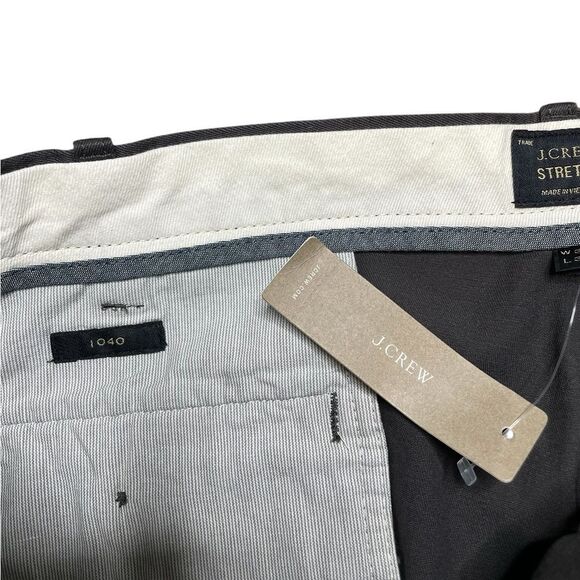 NWT J. CREW Men's Stretch  1040 Chino Pants Gray Size 38 x 32 - Picture 10 of 11